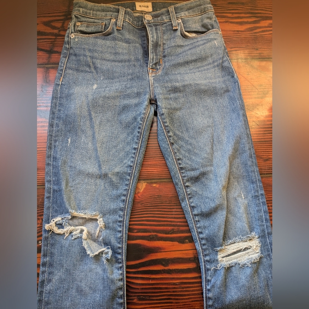 Hudson Barbara High Waist Super Skinny Jeans – Size 26